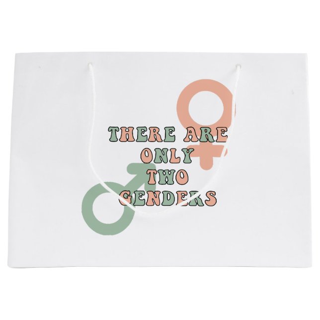 Grand Sac Cadeau Il N'Y A Que Deux Hommes (Devant)