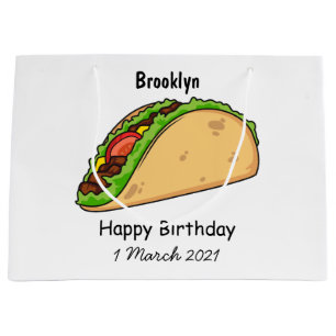 Grand Sac Cadeau Illustration de dessin sur Taco