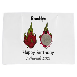 Grand Sac Cadeau Illustration de dragon fruit