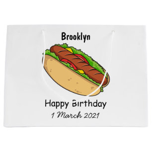 Grand Sac Cadeau Illustration de Hot dog