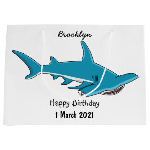 Grand Sac Cadeau Illustration de requin marteau