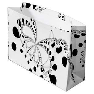 Grand Sac Cadeau Image papillon stylisée