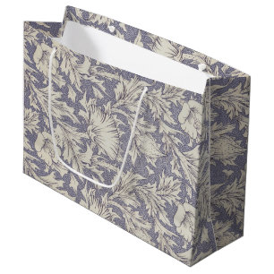 Grand Sac Cadeau Impression de papier peint Horn Poppy de William M