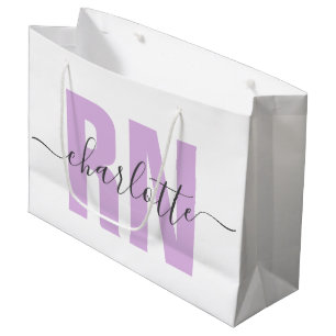 Grand Sac Cadeau Infirmière inscrite à la RN personnalisée