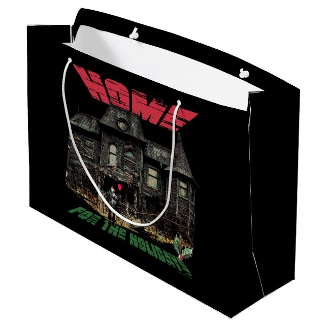 Grand Sac Cadeau informatique | Pennywise - Accueil pour les Fêtes (Dos Angle)