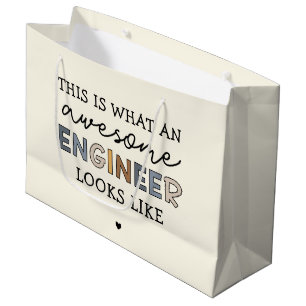 Grand Sac Cadeau Ingénieur Drôle génial ingénieur   Ingénierie