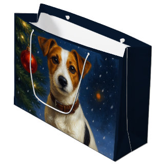 Grand Sac Cadeau Jack Russell Terrier Gift Bag