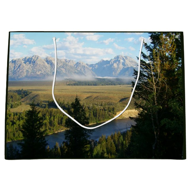 Grand Sac Cadeau Jackson Hole Mountains et River (Devant)