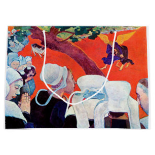 Grand Sac Cadeau Jacob Lutte avec l'Ange, Gauguin
