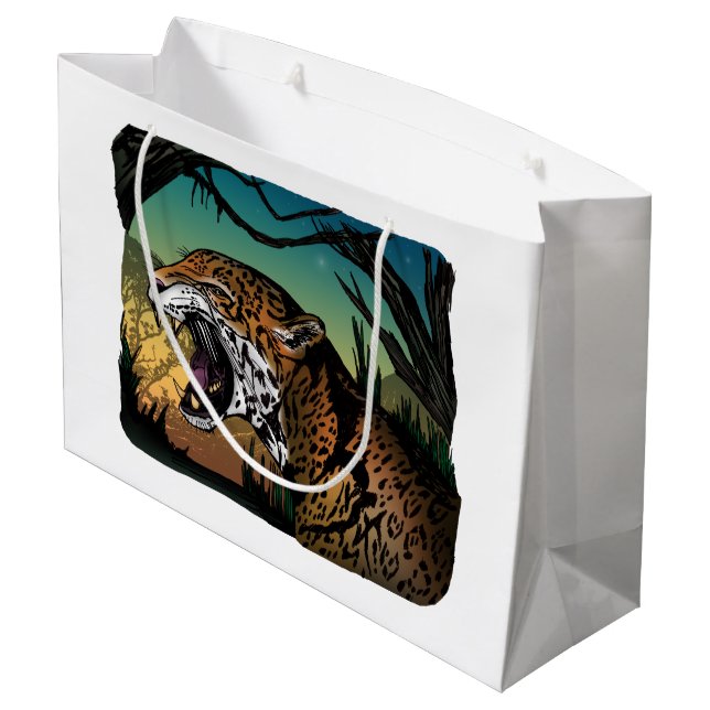 Grand Sac Cadeau Jaguar (Dos Angle)