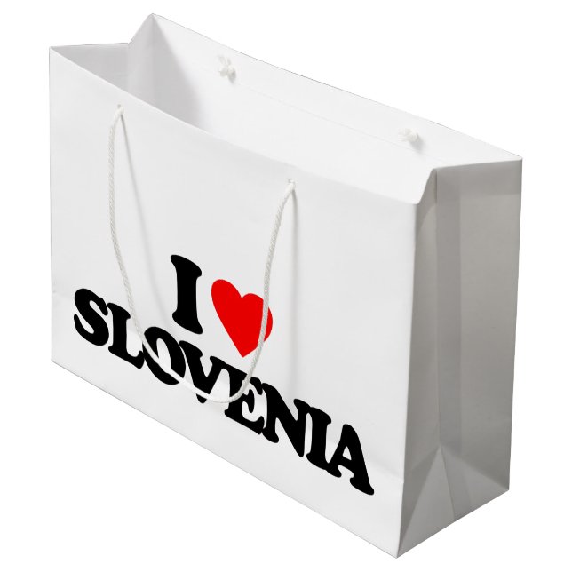 GRAND SAC CADEAU J'AIME LA SLOVÉNIE (Devant Angle)