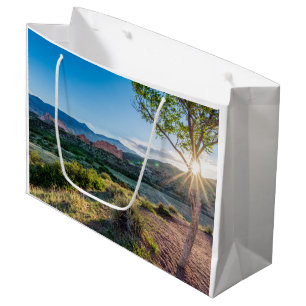 Grand Sac Cadeau Jardin Des Dieux Arbre Sunburst