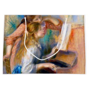 Grand Sac Cadeau Jeunes filles au piano, Renoir