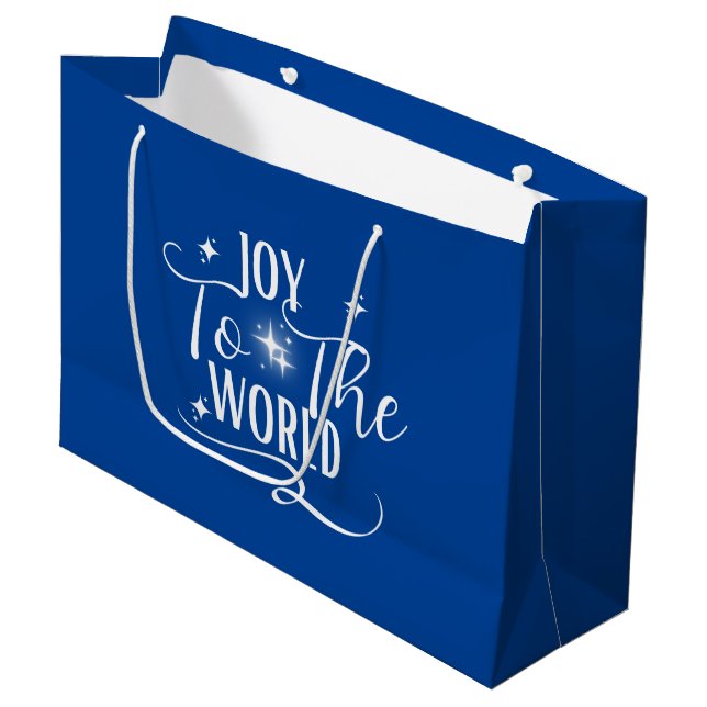 Grand Sac Cadeau Joie Au Monde Carol (Devant Angle)