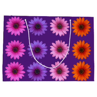 Grand Sac Cadeau Joli motif floral mignonne Jardin Fleur Noël