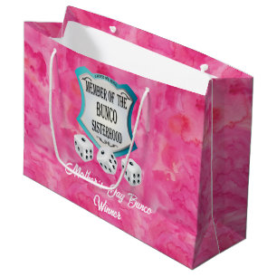 Grand Sac Cadeau Joli Pretty Pink Bunco Mothers Day Winner