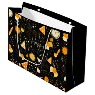 Grand Sac Cadeau Jour du Nouvel An