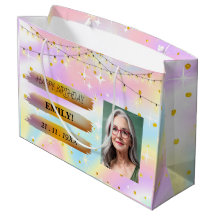 Joyeuse photo d'anniversaire Elegant Black white P