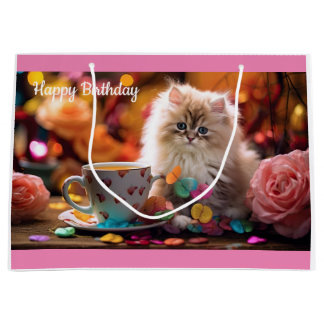 Grand Sac Cadeau Joyeux anniversaire