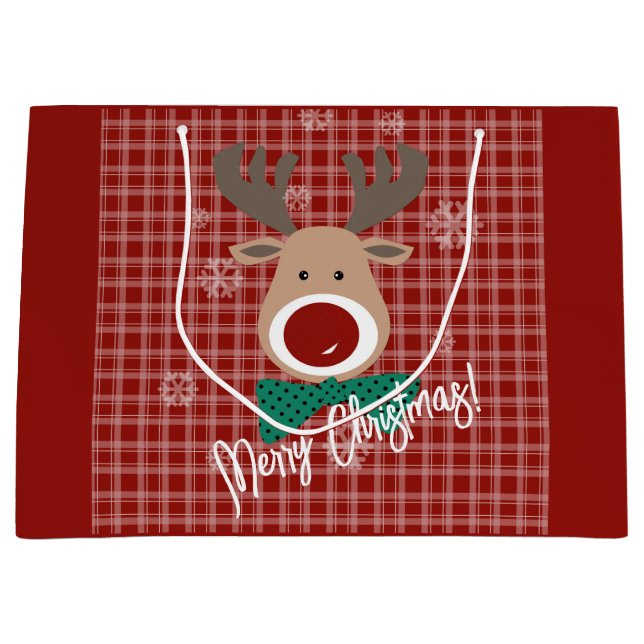 Grand Sac Cadeau Joyeux Noël ! (Devant)