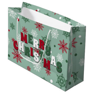 Grand Sac Cadeau Joyeux Noël