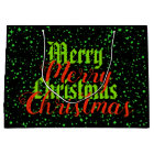 Joyeux Noël d'étincelle verte