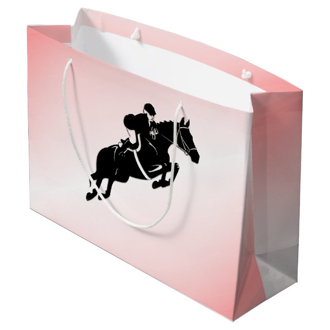 Grand Sac Cadeau Jumper équestre (Dos Angle)