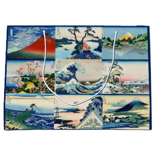 Grand Sac Cadeau Katsushika Hokusai - 36 Vues de la sélection du Mo