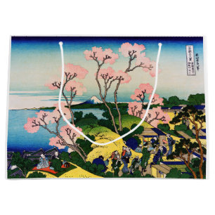 Grand Sac Cadeau Katsushika Hokusai - Gotenyama, Tokaido, Shinagawa