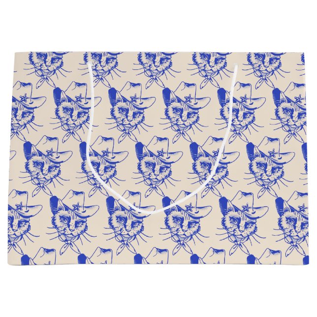 Grand Sac Cadeau Kitty Large Gift Bag (Devant)