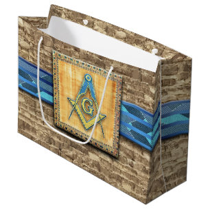 Grand Sac Cadeau La boussole Carré égyptienne à pyramide
