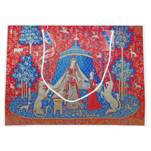 Grand Sac Cadeau La Dame et la licorne / A Mon Seul Desir