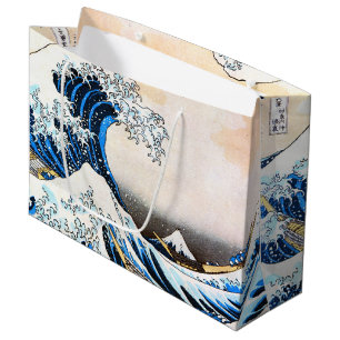 Grand Sac Cadeau La Grande Vague de Kanagawa, Hokusai