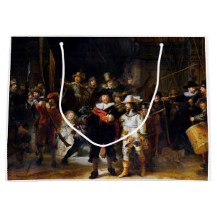 Grand Sac Cadeau La Ronde de Nuit, Rembrandt, 1642