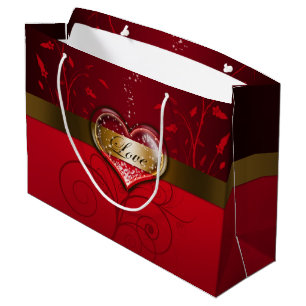 Grand Sac Cadeau La Saint Valentin