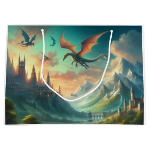 Grand Sac Cadeau La Terre du Dragon