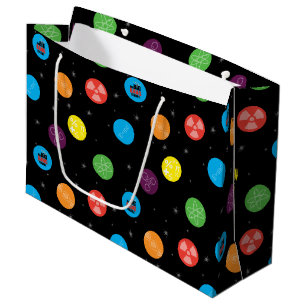 Grand Sac Cadeau La théorie du Big Bang Motif noir