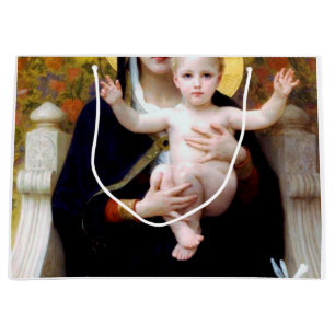 Grand Sac Cadeau La Vierge de la Lily, Bouguereau