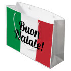 Le cadeau italien de Joyeux Noël de drapeau de