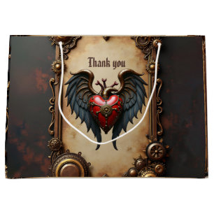 Grand Sac Cadeau Le cœur palpitant de la mécanique