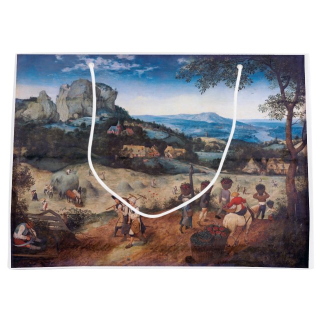 Grand Sac Cadeau Le Haymaking, Pieter Bruegel (Devant)