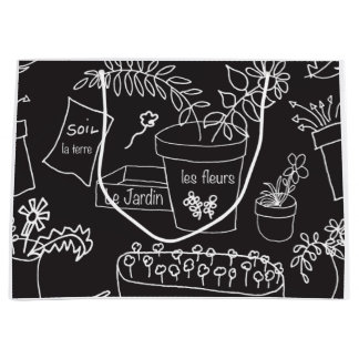 Grand Sac Cadeau Le Jardin