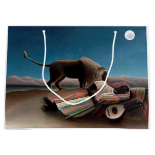 Grand Sac Cadeau Le Tsigane endormi, Henri Rousseau