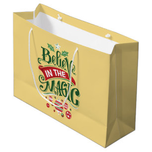 Grand Sac Cadeau Le Typographe du Magic Christmas