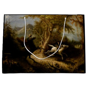 Grand Sac Cadeau Légende du Fantôme d'Halloween du Cavalier sans Tê
