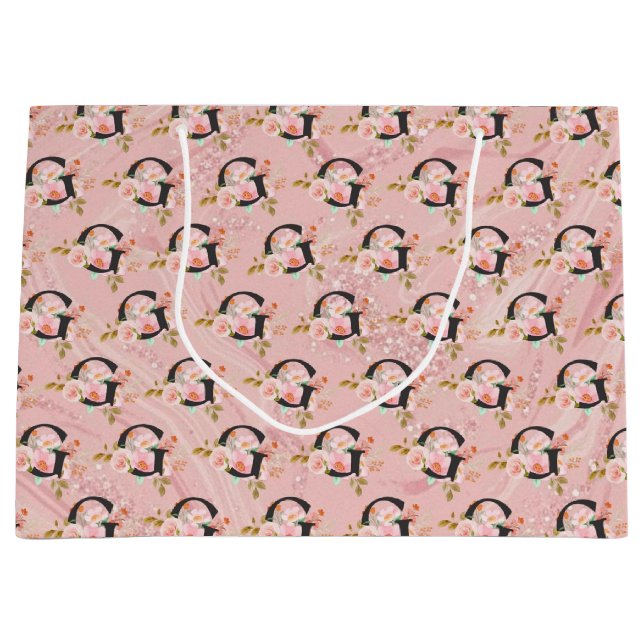 Grand Sac Cadeau Lettre G (Devant)