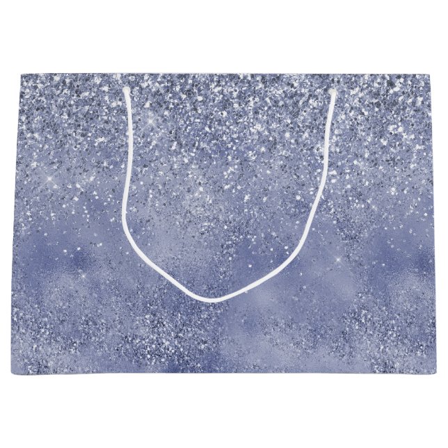 Grand Sac Cadeau Lilac Parties scintillant violette Glitz étincelan (Devant)