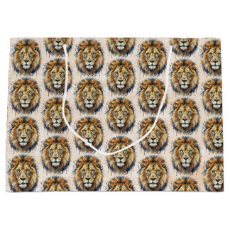 Grand Sac Cadeau Lion