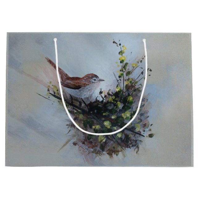 Grand Sac Cadeau Little Bird (Devant)