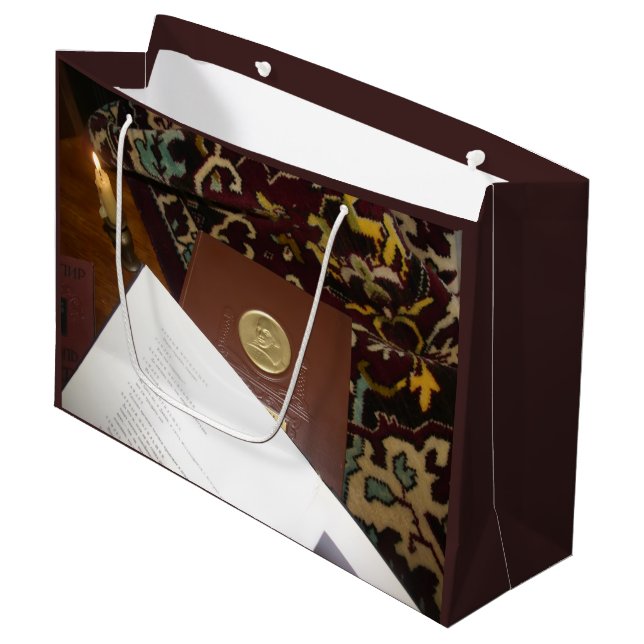 Grand Sac Cadeau Livres du dernier siècle (Devant Angle)